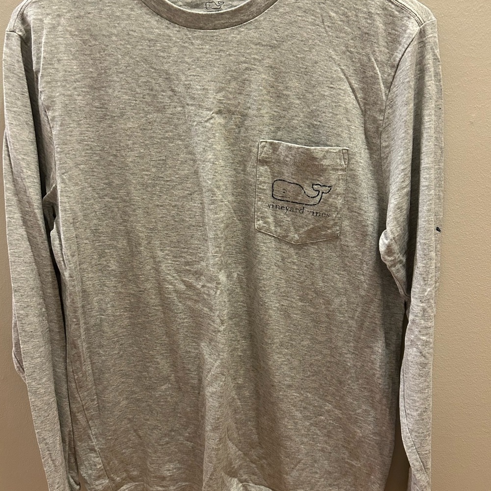 Vineyard Vines Gray Long Sleeve Tee